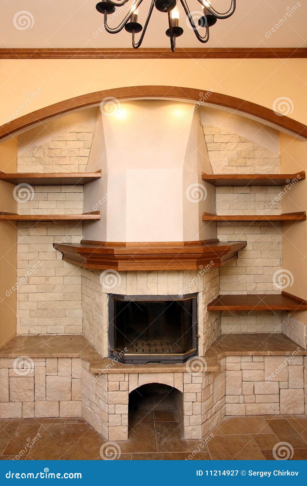 Kamin stockbild. Bild von vertikal, auslegung, cosiness - 11214927