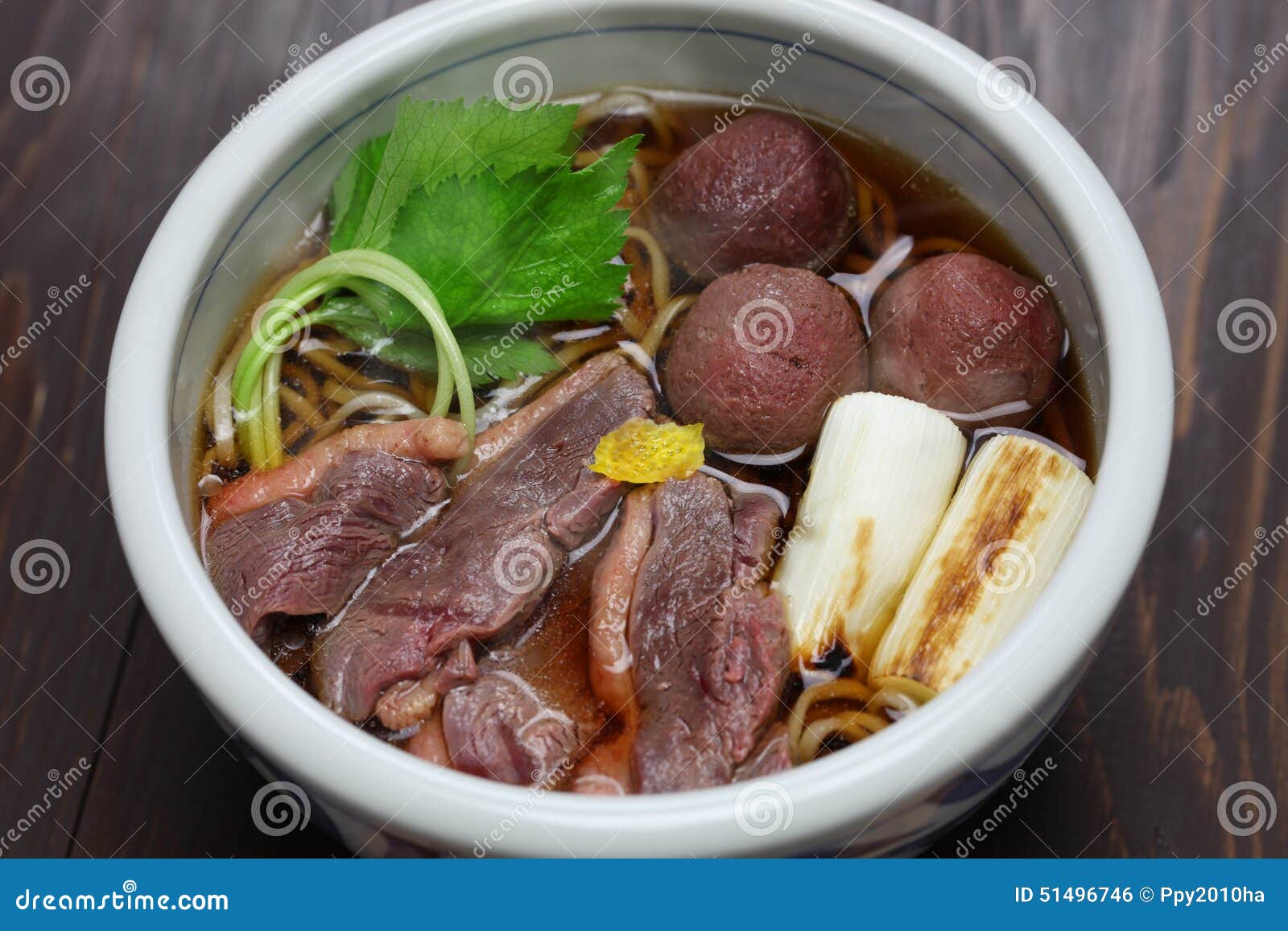Soba Buckwheat Noodles Soup Stock Photography | CartoonDealer.com #92603258