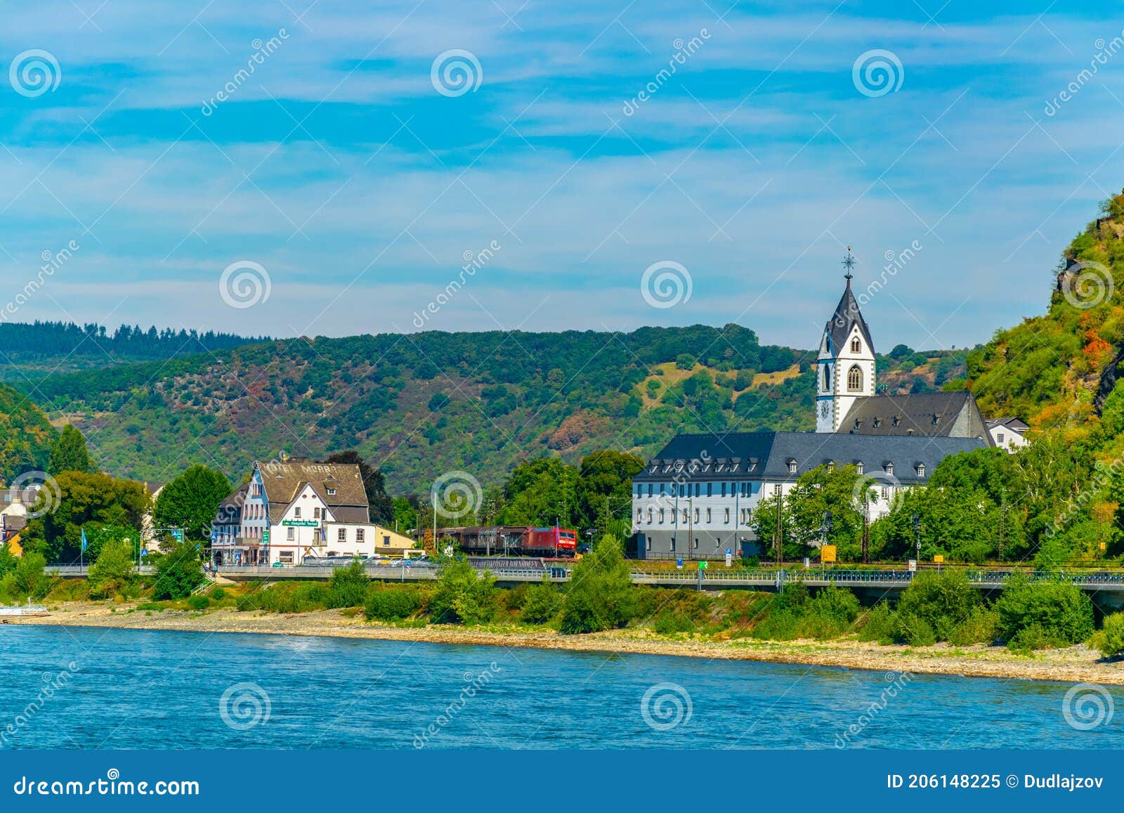 KAMP BORNHOFEN, GERMANY, AUGUST 16, 2018 Kamp Bornhofen Town in