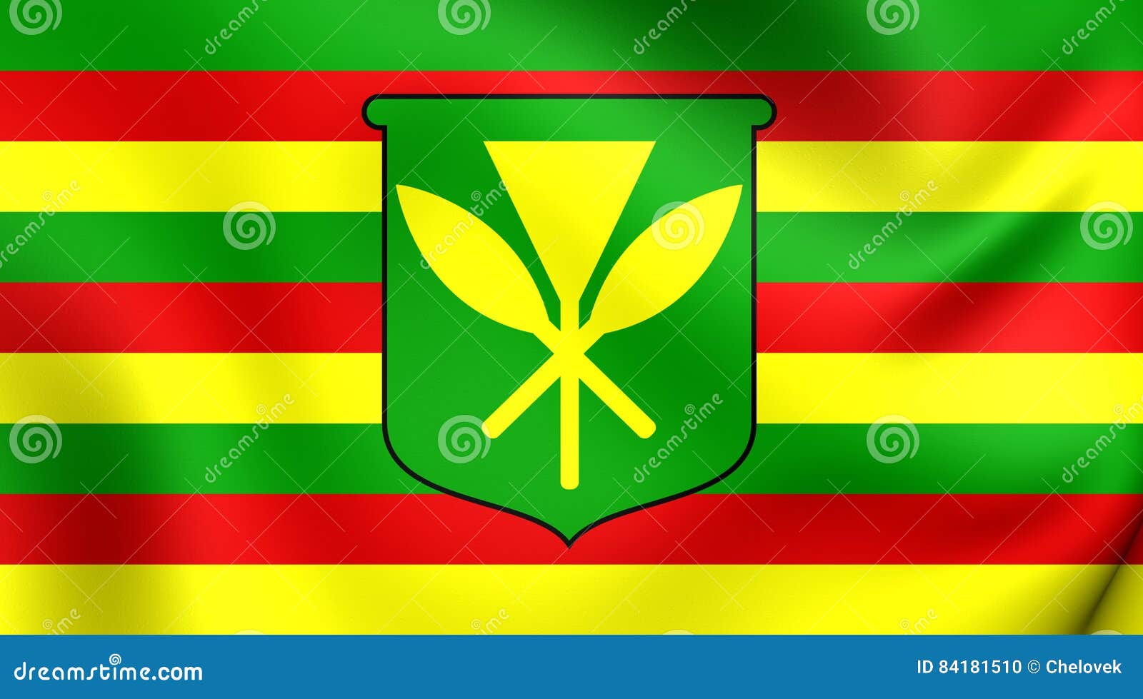 Kanaka Maoli Flag, Hawaii. stock illustration. Illustration of kanaka
