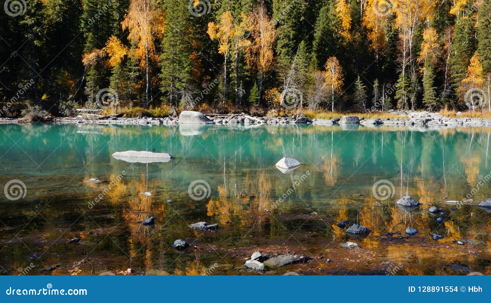 the beautiful scenery of kanas, xinjiang