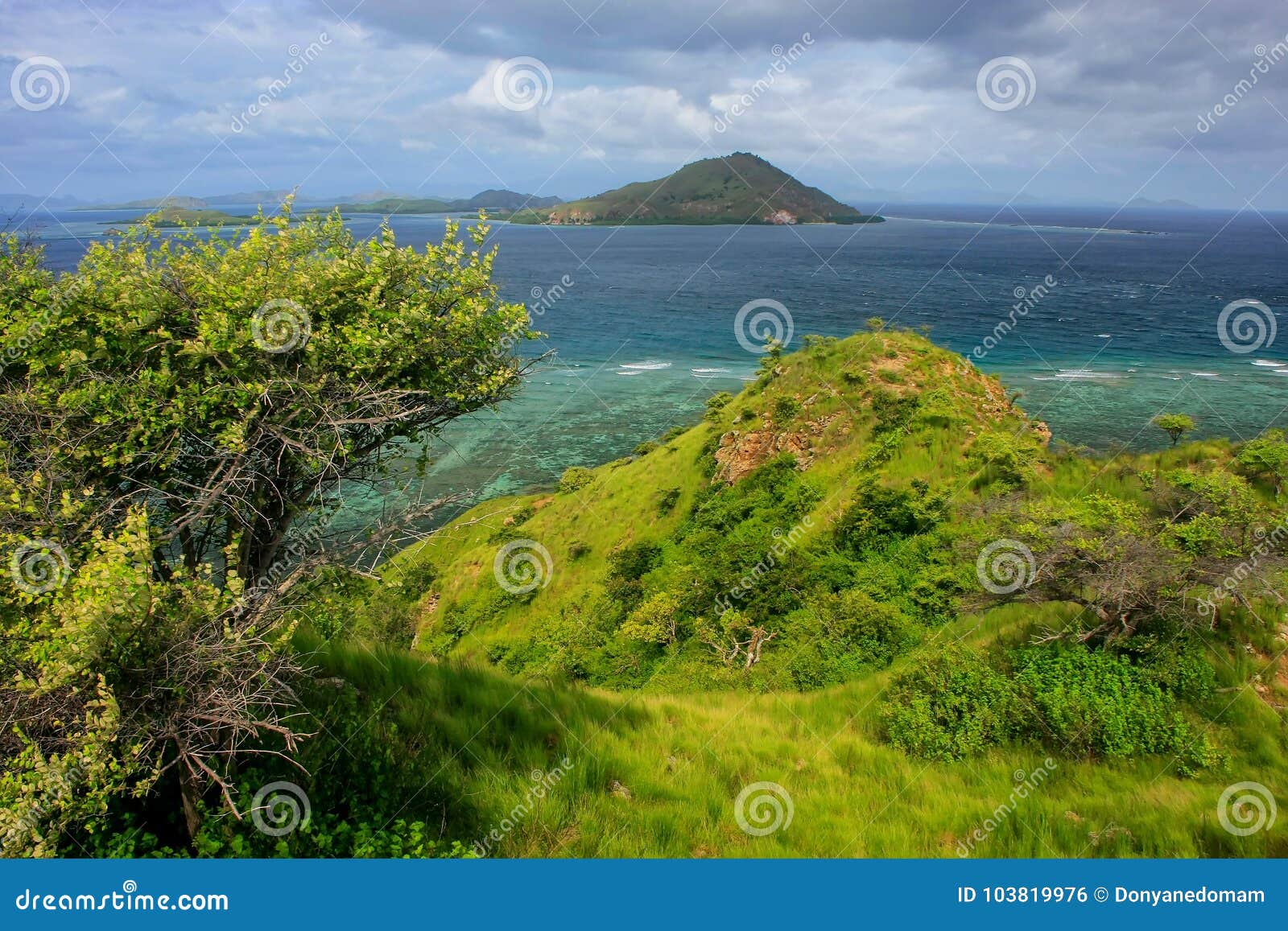 kanawa island in flores sea, nusa tenggara, indonesia