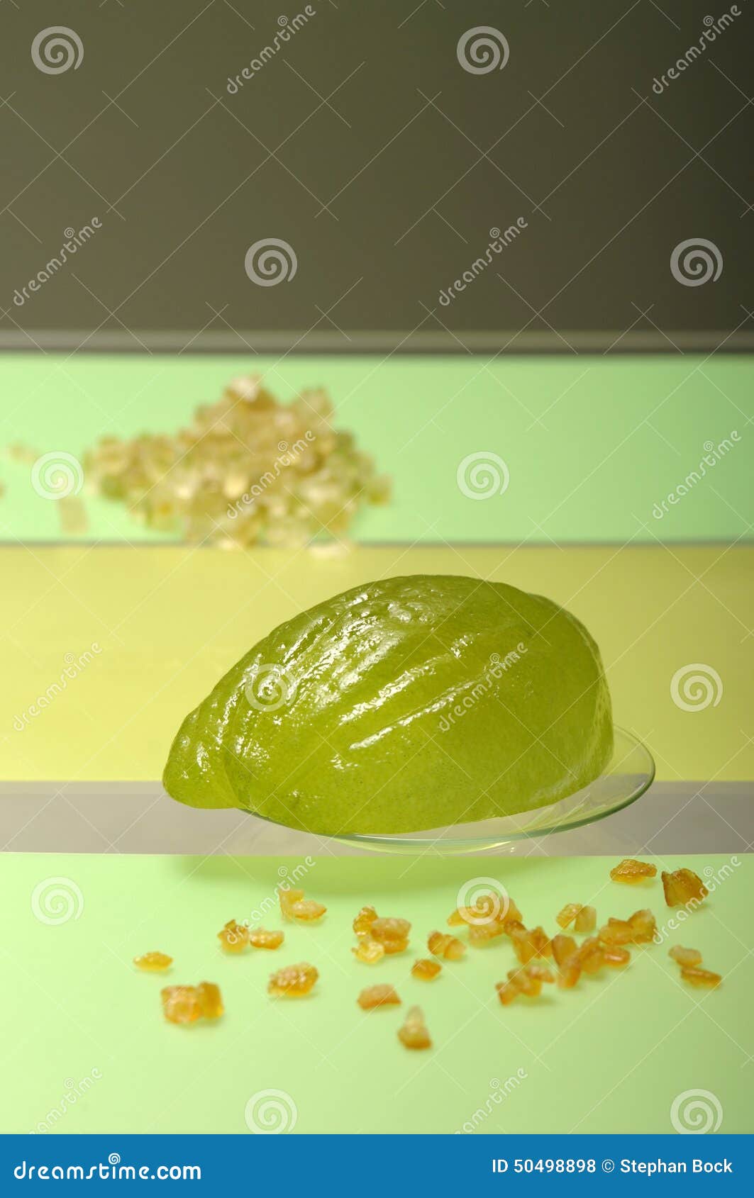 Kandierte Zitrone Und Orange Schale Stockfoto - Bild von hintergrund ...