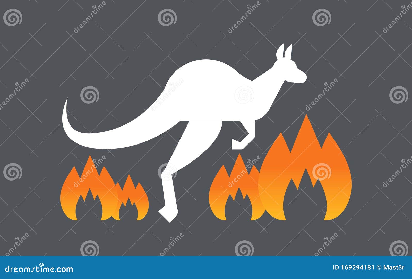 Kangaroo Running Escaping from Forest Wild Fires in Australia Animals Dying  in Wildfire Bush Fire Natural Disaster Stock Vector - Illustration of burn,  cartoon: 169294181
