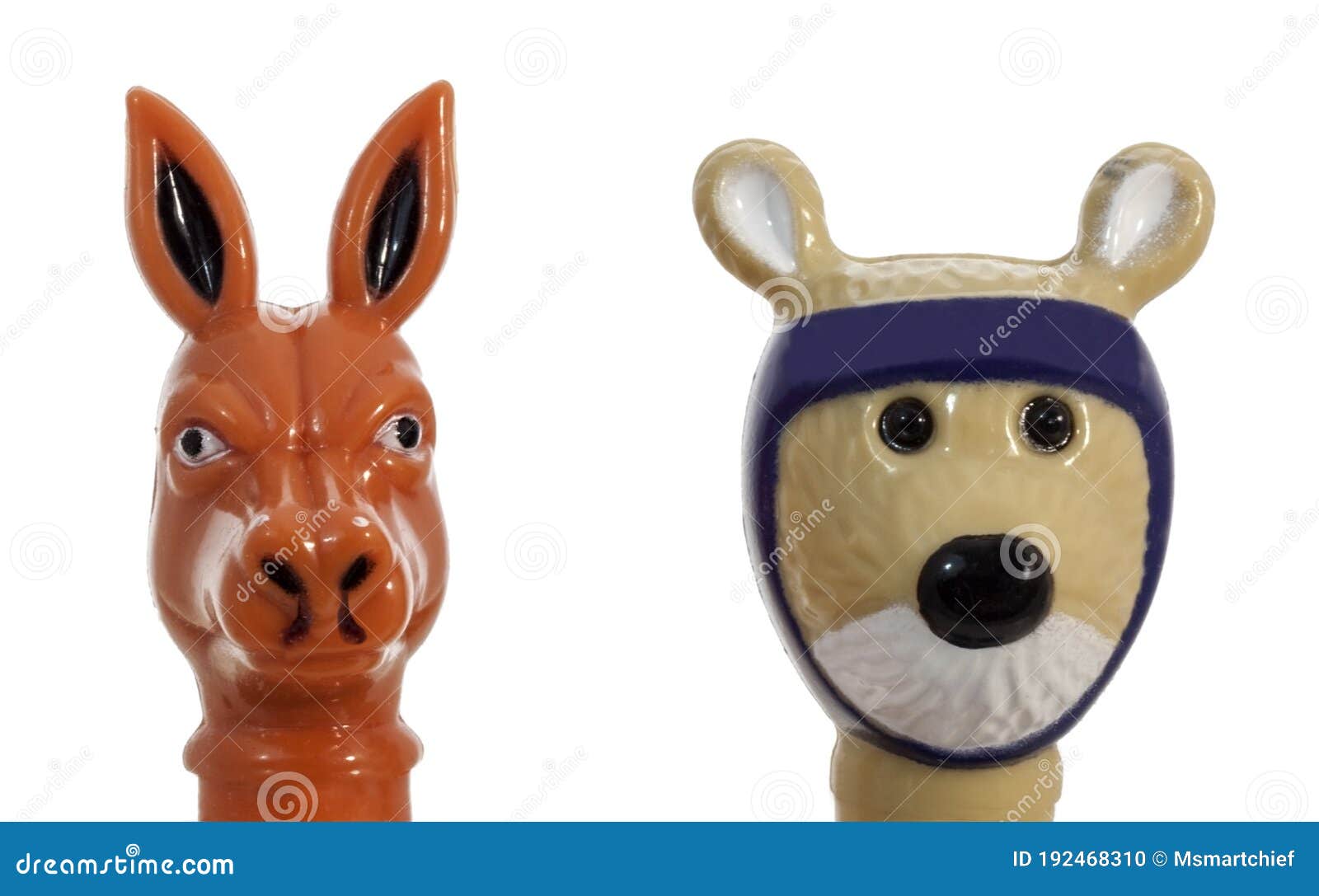 Kangaroo and Wallaby Toy Heads Stock Photo Image of plastic, head 192468310
