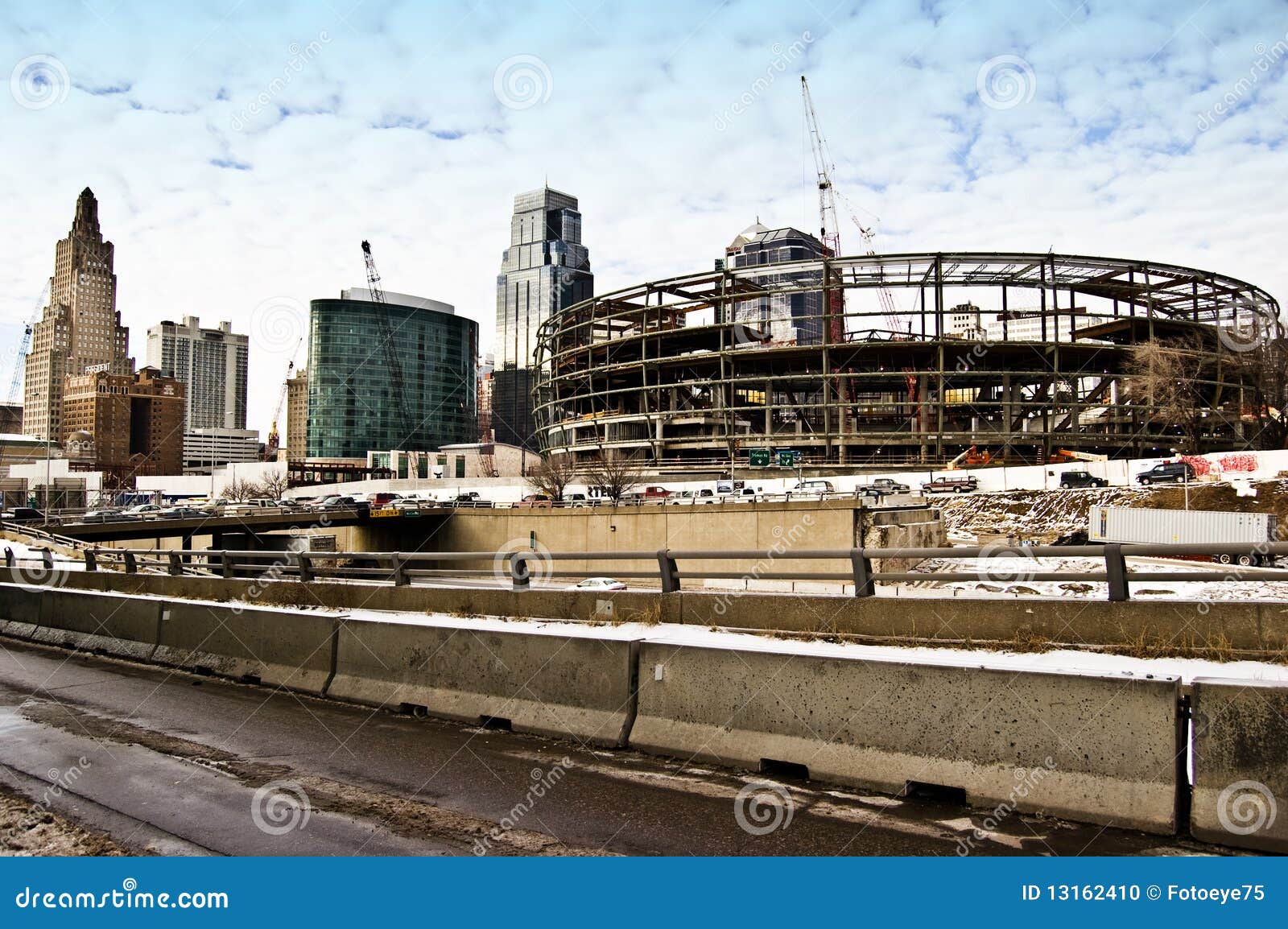 Kansas City Urban Construction Stock Photo Image of growth, city