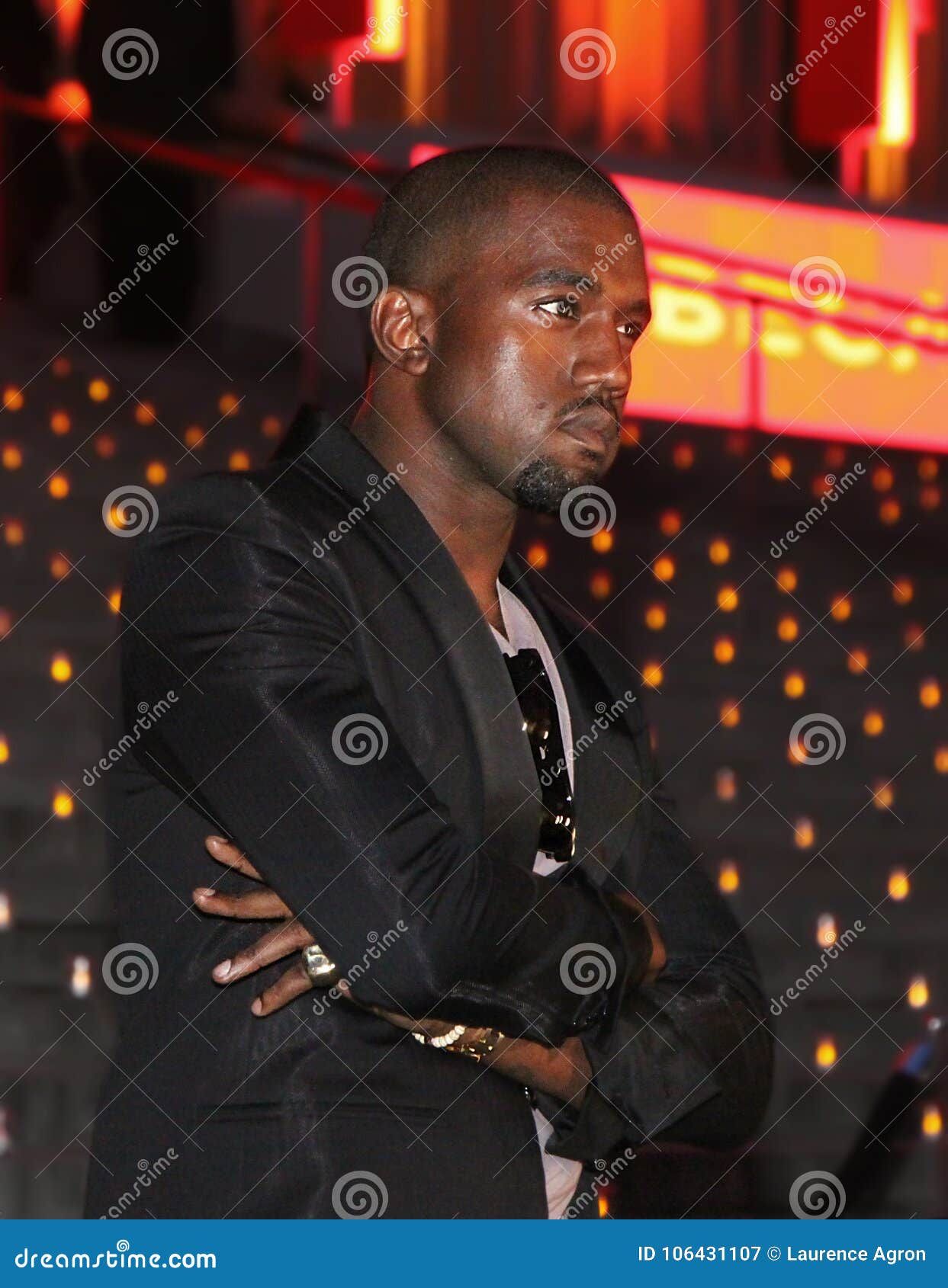 Kanye Ye West At Vanity Fair Party For 2009 Tribeca Film Festival In