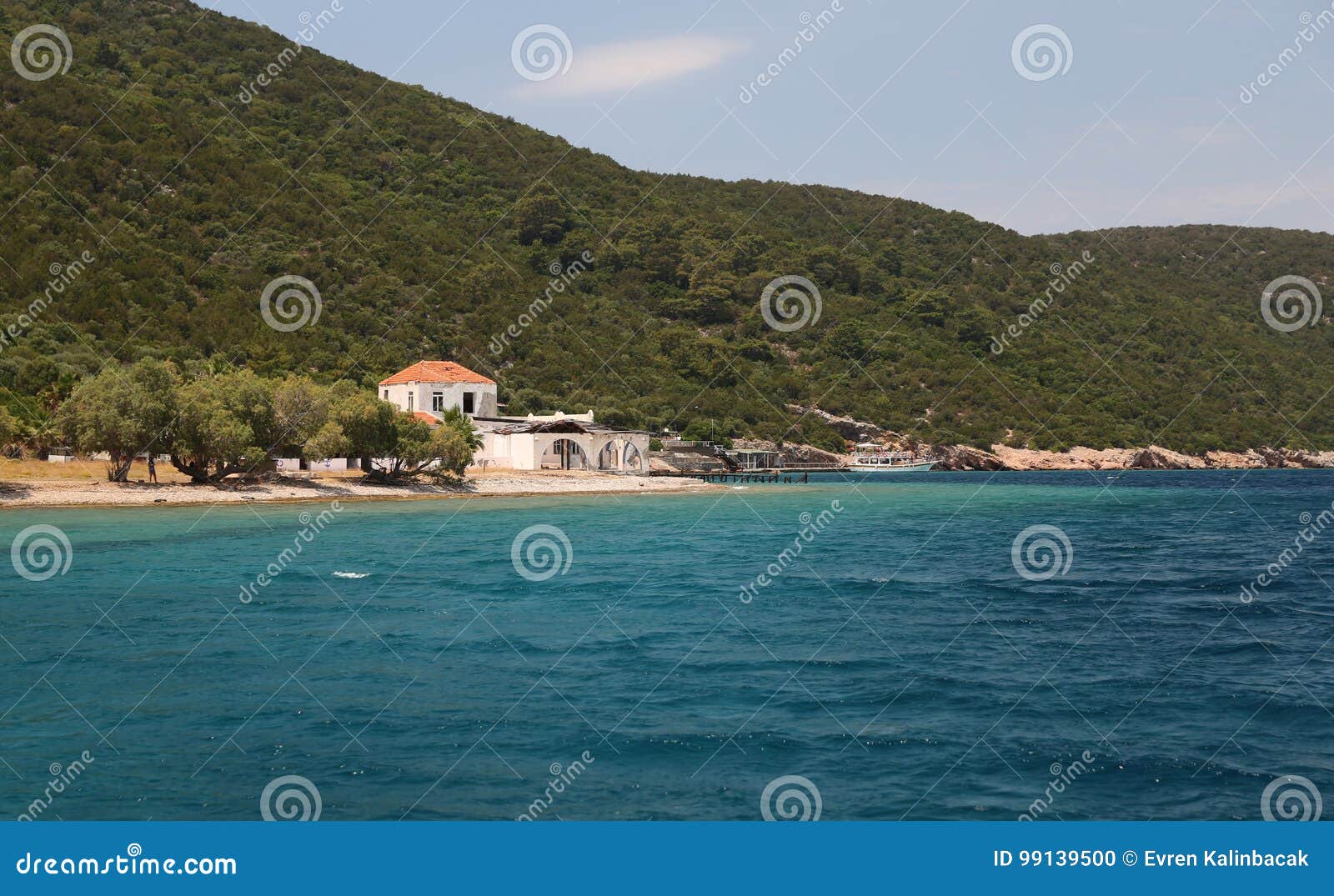 Karaada Island in Aegean Sea, Bodrum, Turkey Stock Photo - Image of ...