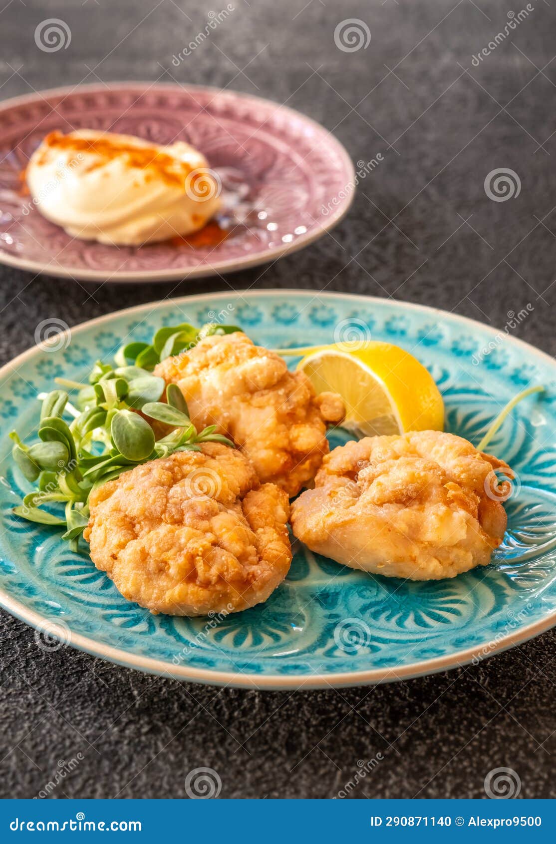 Karaage Japanese Fried Chicken Stock Photo Image of spicy, meat