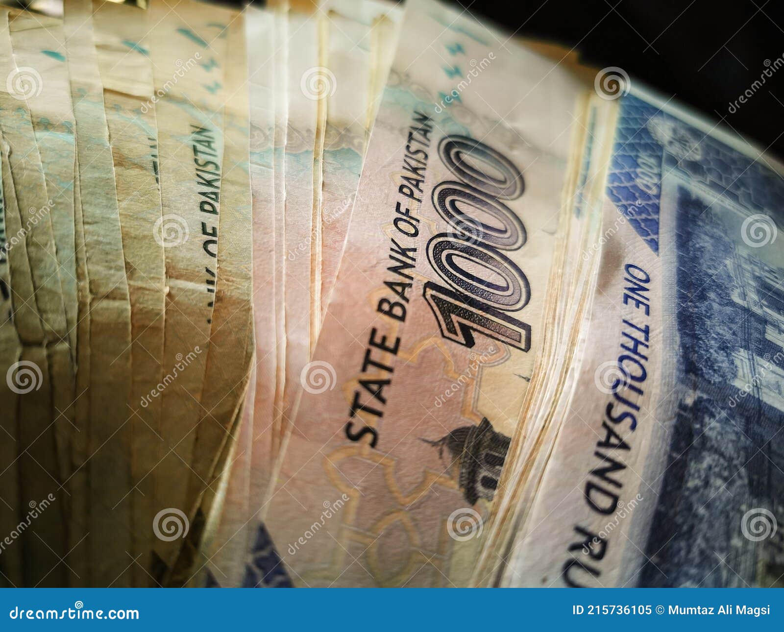 Karachi Sindh Paksitan10/22/2020 a Bundle of Pakistani Currency Kept on