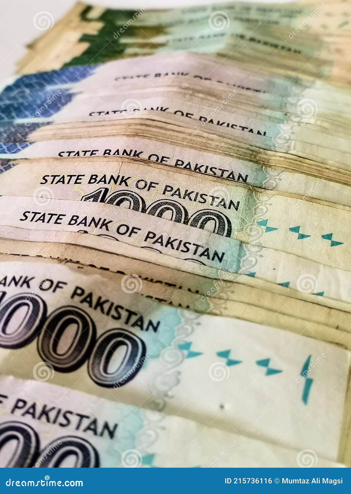 Karachi Sindh Paksitan10/22/2020 a Bundle of Pakistani Currency Kept on