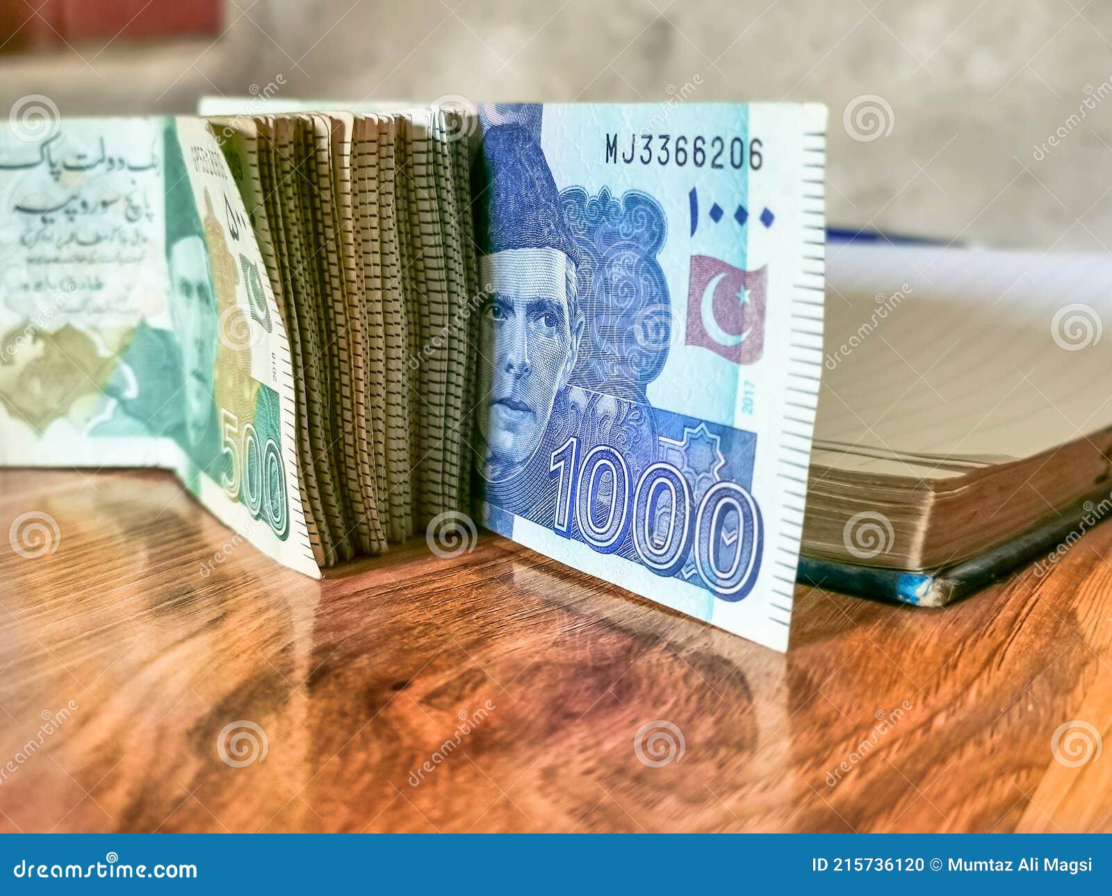 Karachi Sindh Paksitan10/22/2020 a Bundle of Pakistani Currency Kept on