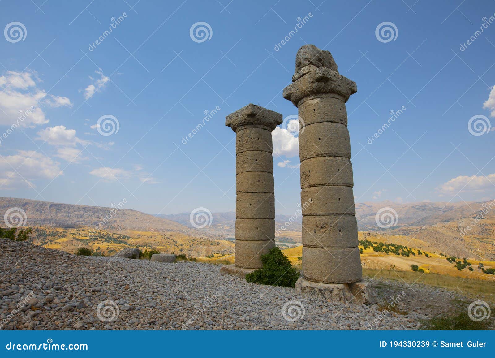 karakus tumulus monument grave.