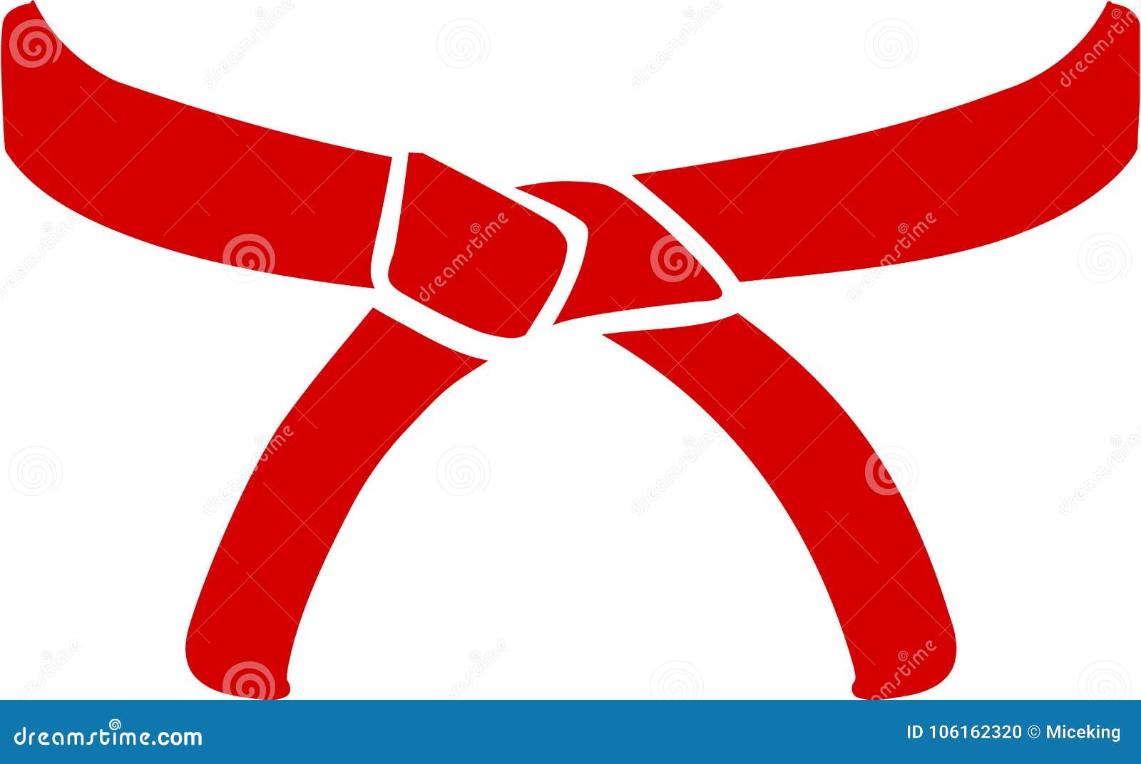 Karate Belt Vector Illustration 106162320