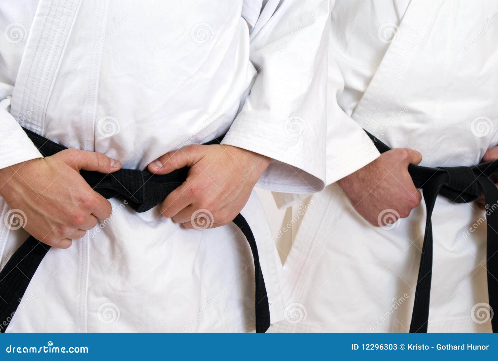 Karate black belt stock image. Image of martial, uniform 12296303
