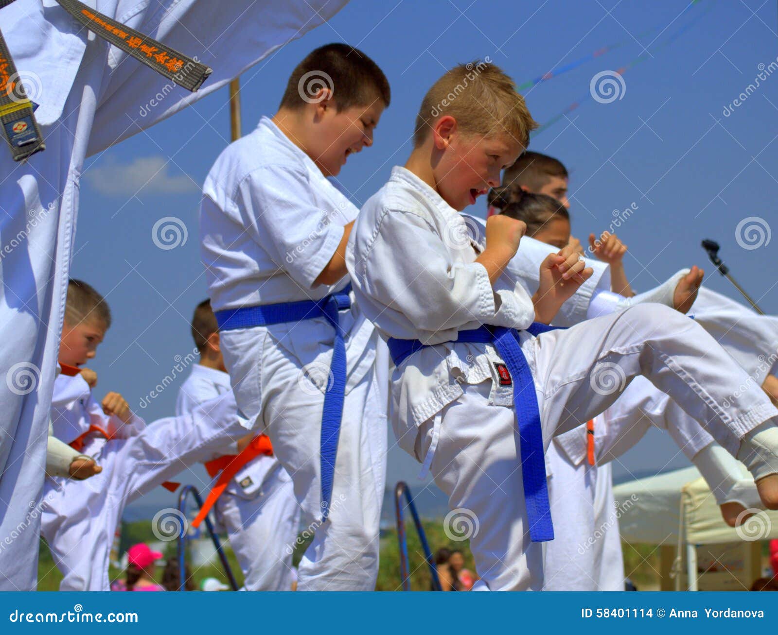 Karate Club Children Editorial Stock Image Image 58401114