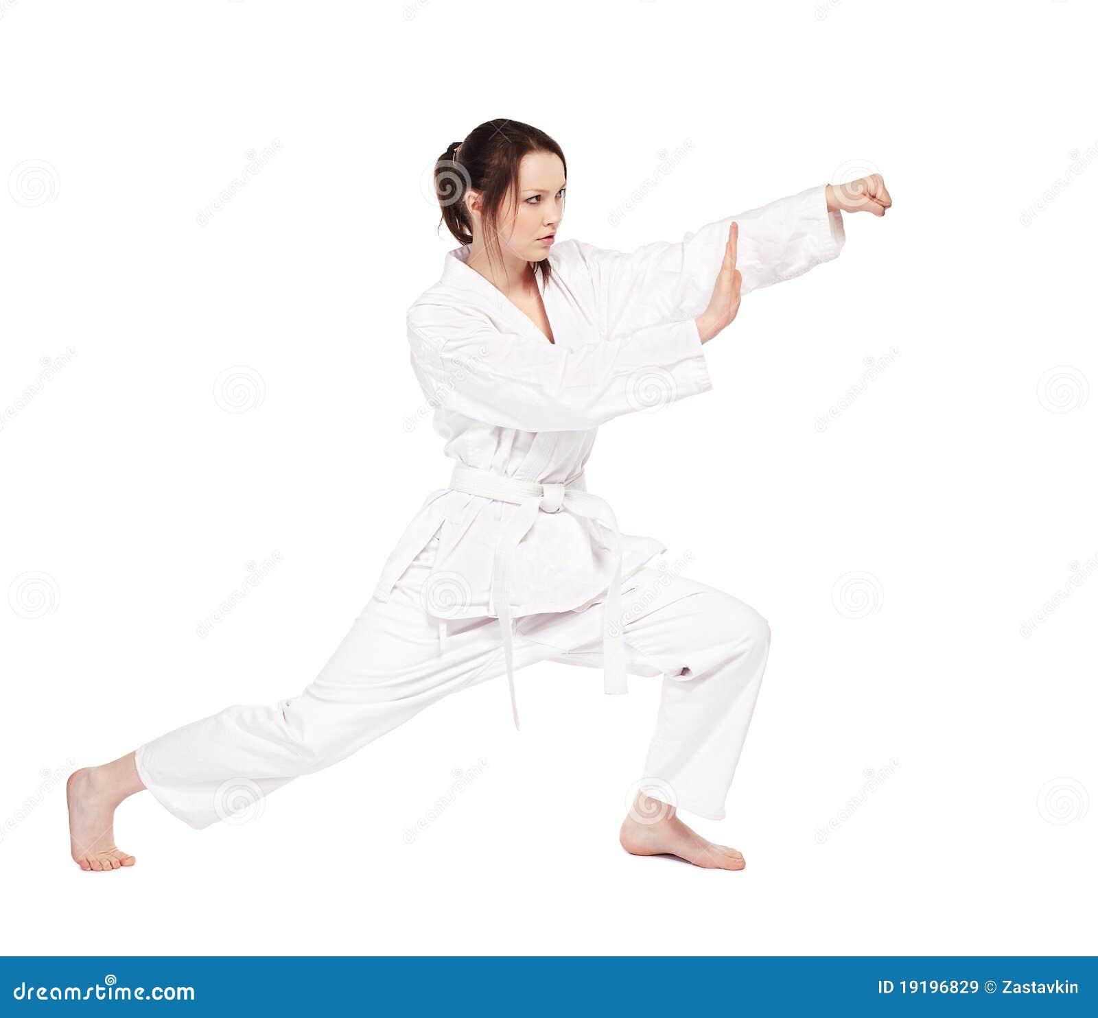 Karate girl stock image. Image of people, action, length 19196829