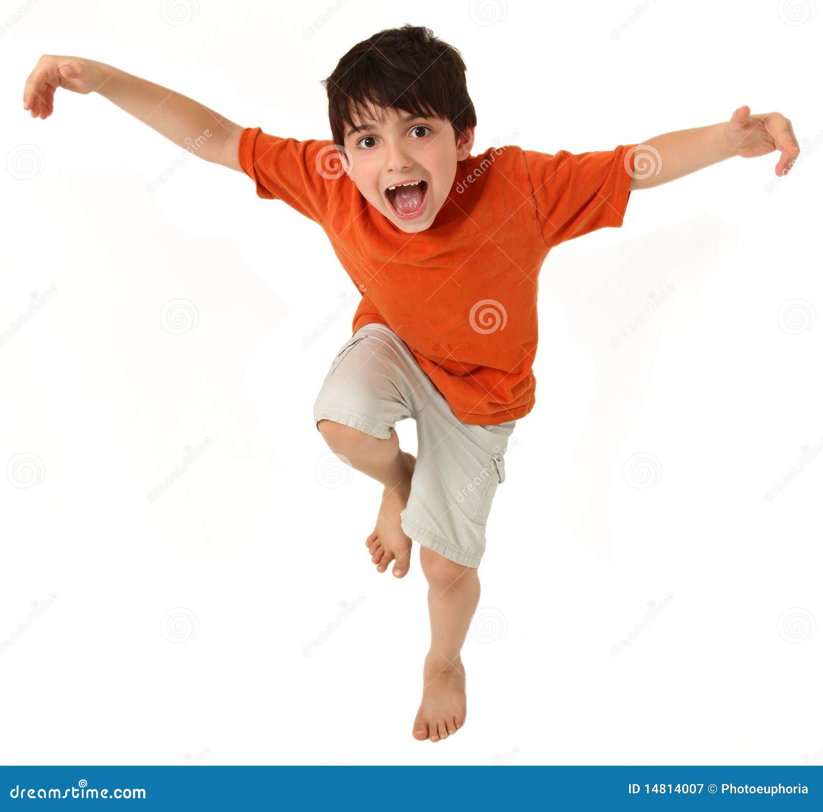 Karate Kid Stockbild Bild Von Kinder Orange Adorable 14814007