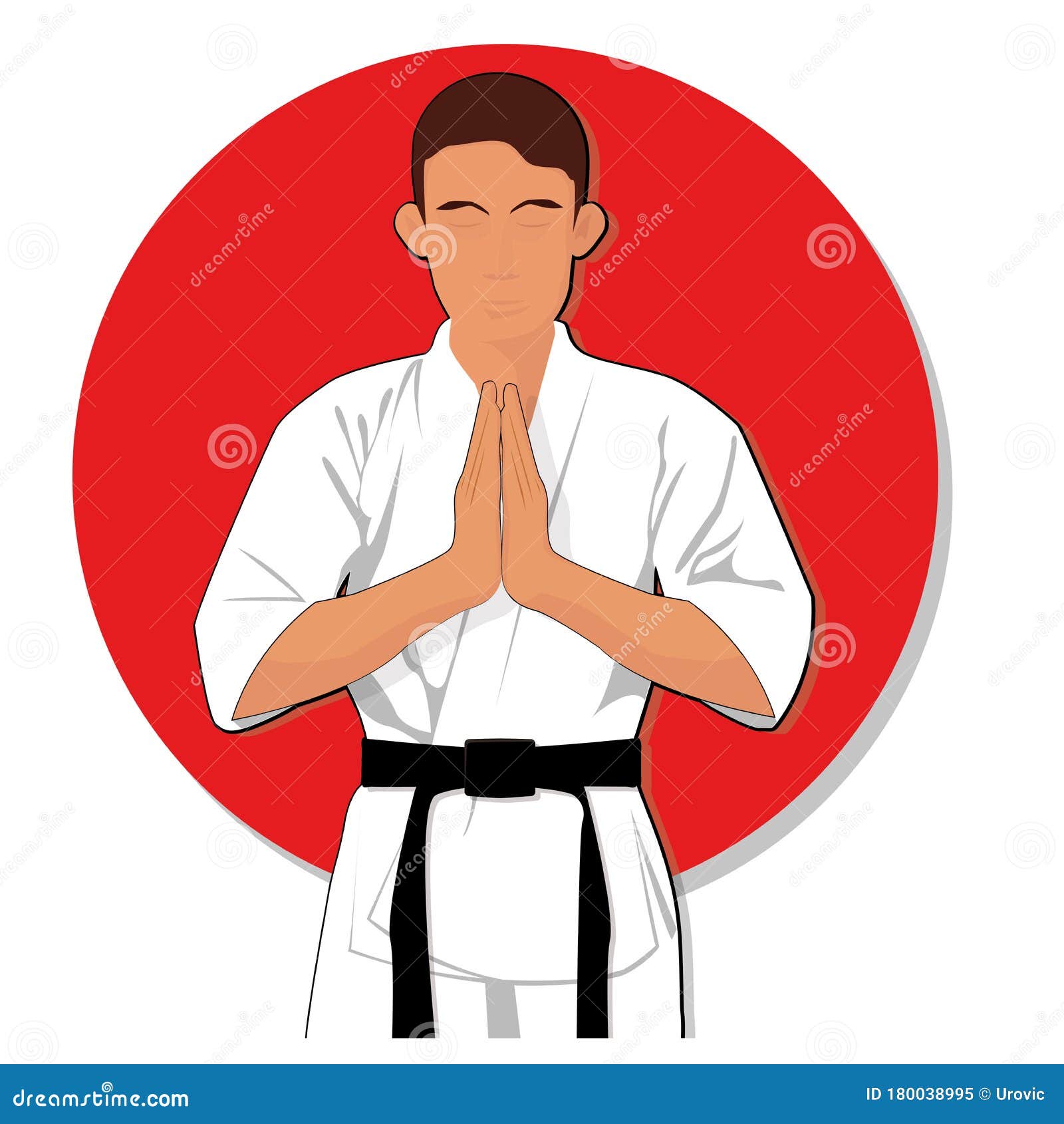 Karate Martial Arts Vector Clipart Cartoon Stock Vector - Illustration of  move, vector: 180038995
