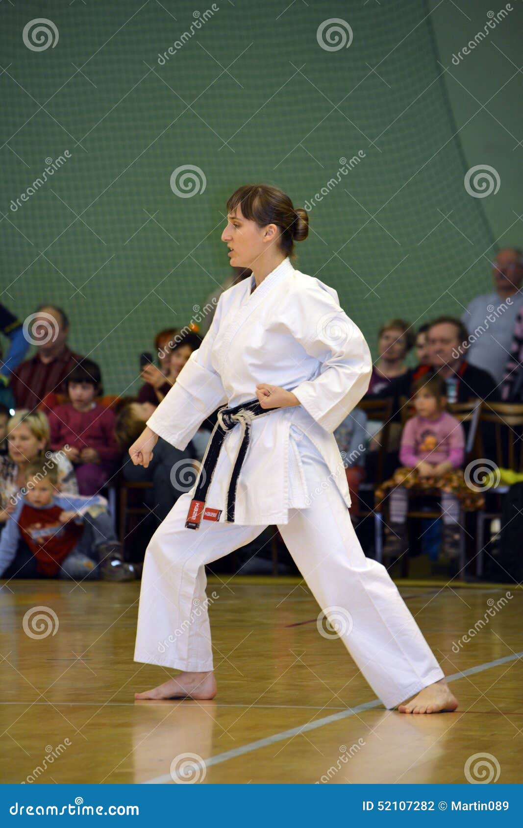 Karate woman editorial photography. Image of grown, foot - 52107282