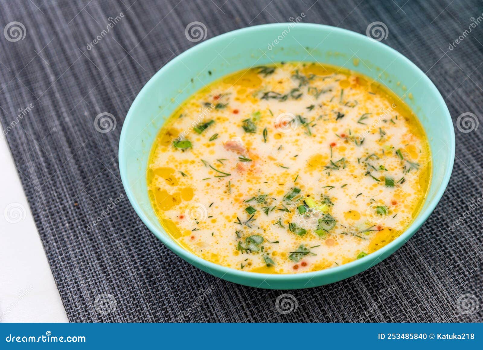 Karelian and Finnish National Dish, Traditional Fish Soup Lohikeitto ...