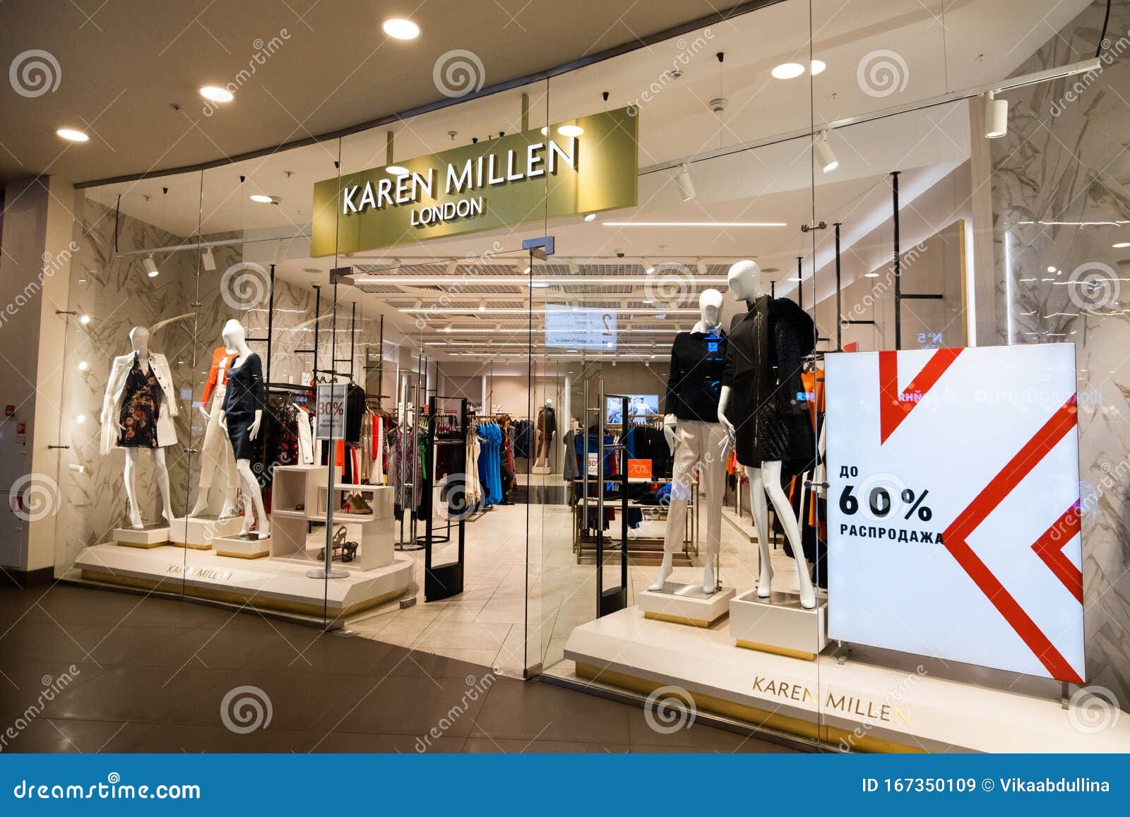 Armoedig aanval Geliefde Karen Millen London Store in Galeria Shopping Mall in Saint Petersburg,  Russia Editorial Stock Image - Image of cloth, coats: 167350109