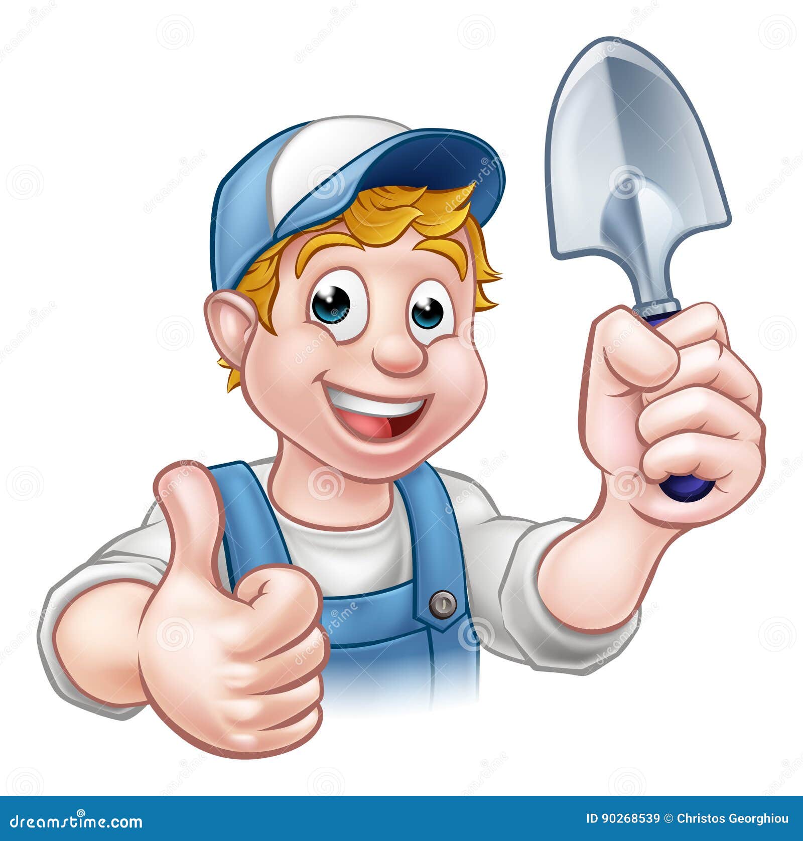 KarikaturGärtner vektor abbildung. Illustration von zeichnung 90268539