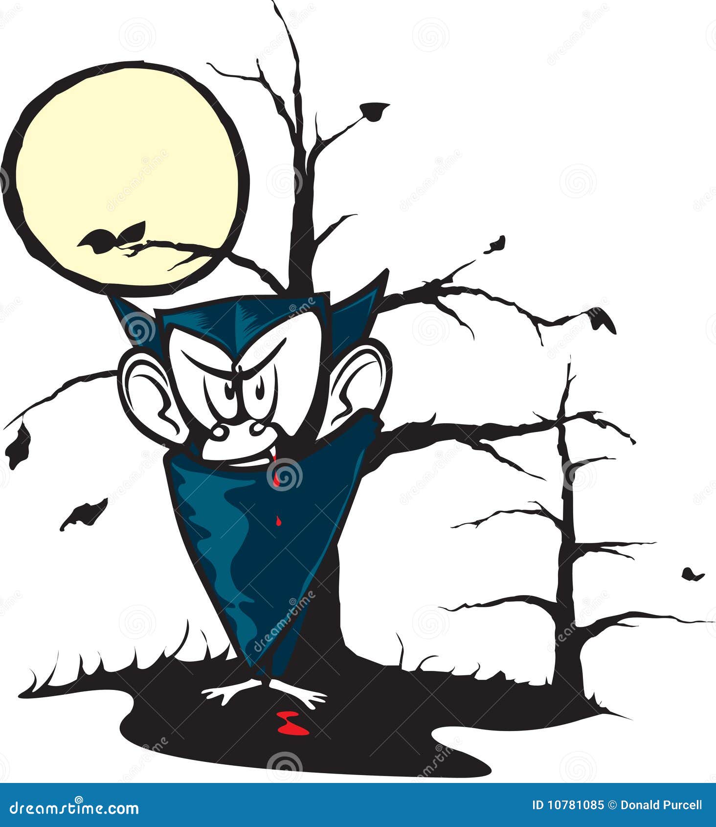 Karikatur Vampir  stock abbildung Illustration von hieb 