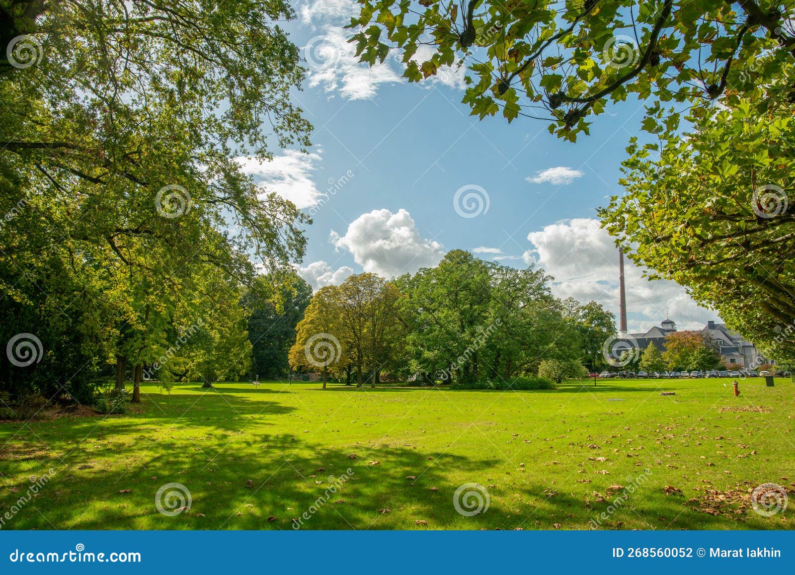 Karl-Duisberg Park and the Factory Tower of the Chemical Industry Stock ...