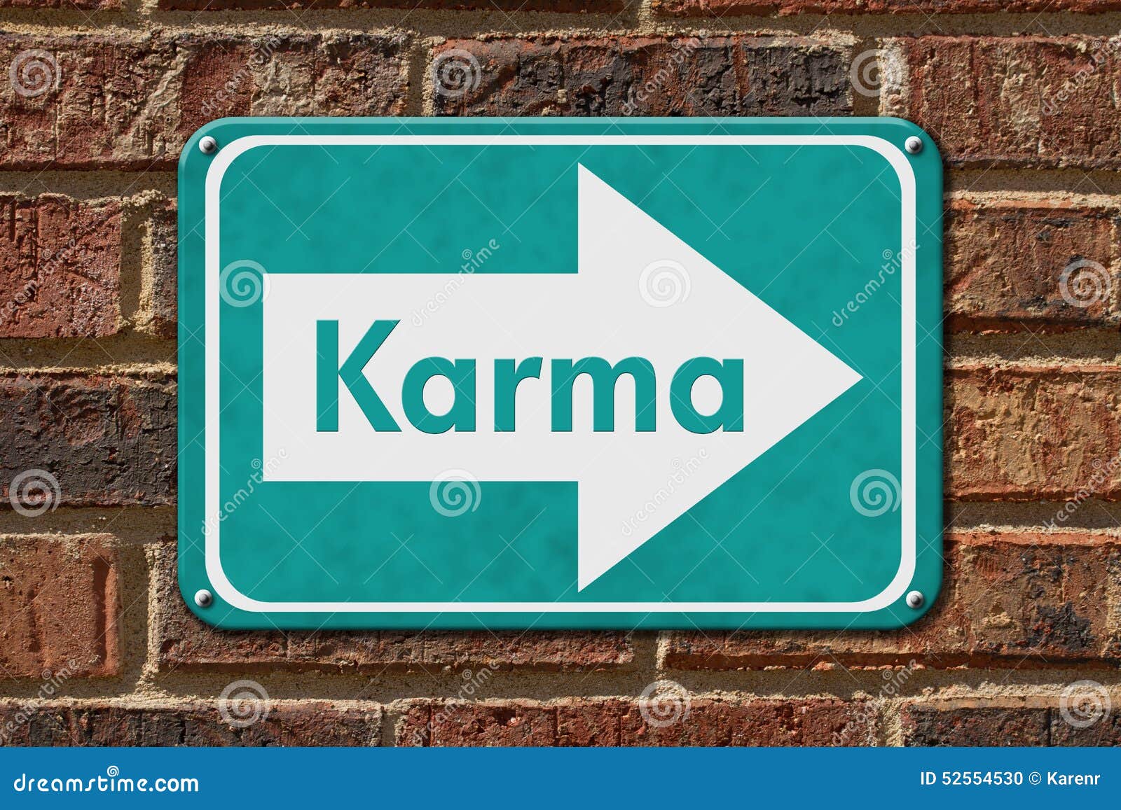 Karma Sign stock photo. Image of return, white, string 52554530
