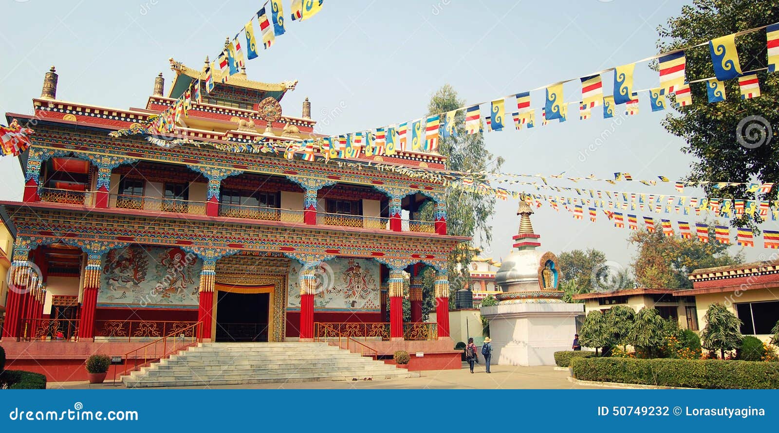 Karma Temple Temple Bouddhiste Dans Bodh Gaya Inde  Photos 