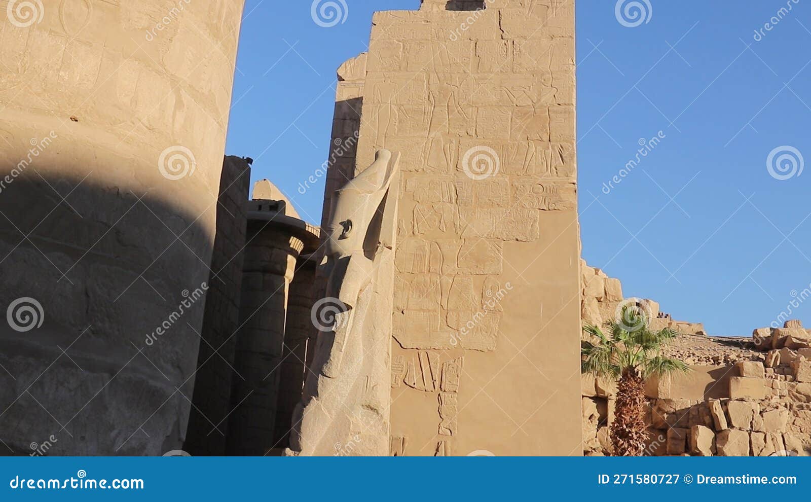 karnak temple, the largest temple complex in egypt