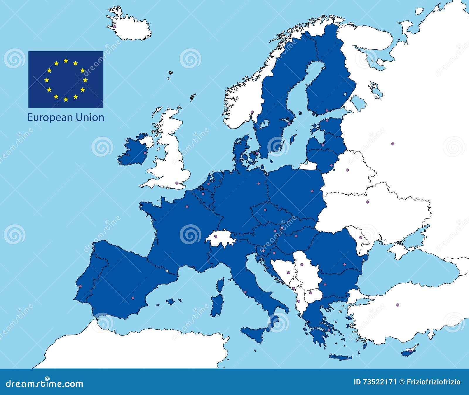Karte Der Europaischen Gemeinschaft Nach Der Brexit Abstimmung Vektor Abbildung Illustration Von Gemeinschaft Brexit