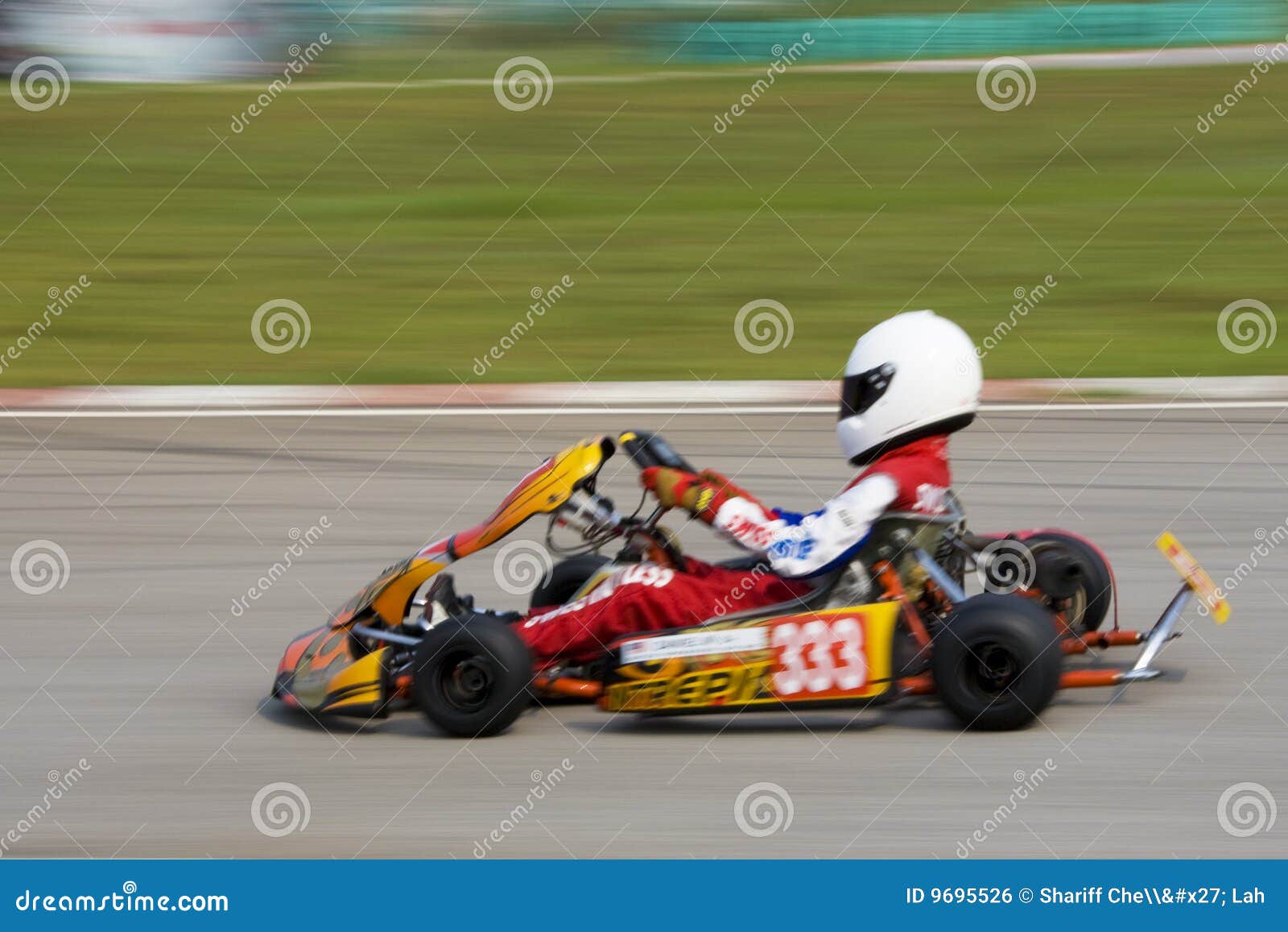 Karting Action (Blurred) editorial photo. Image of dangerous 9695526