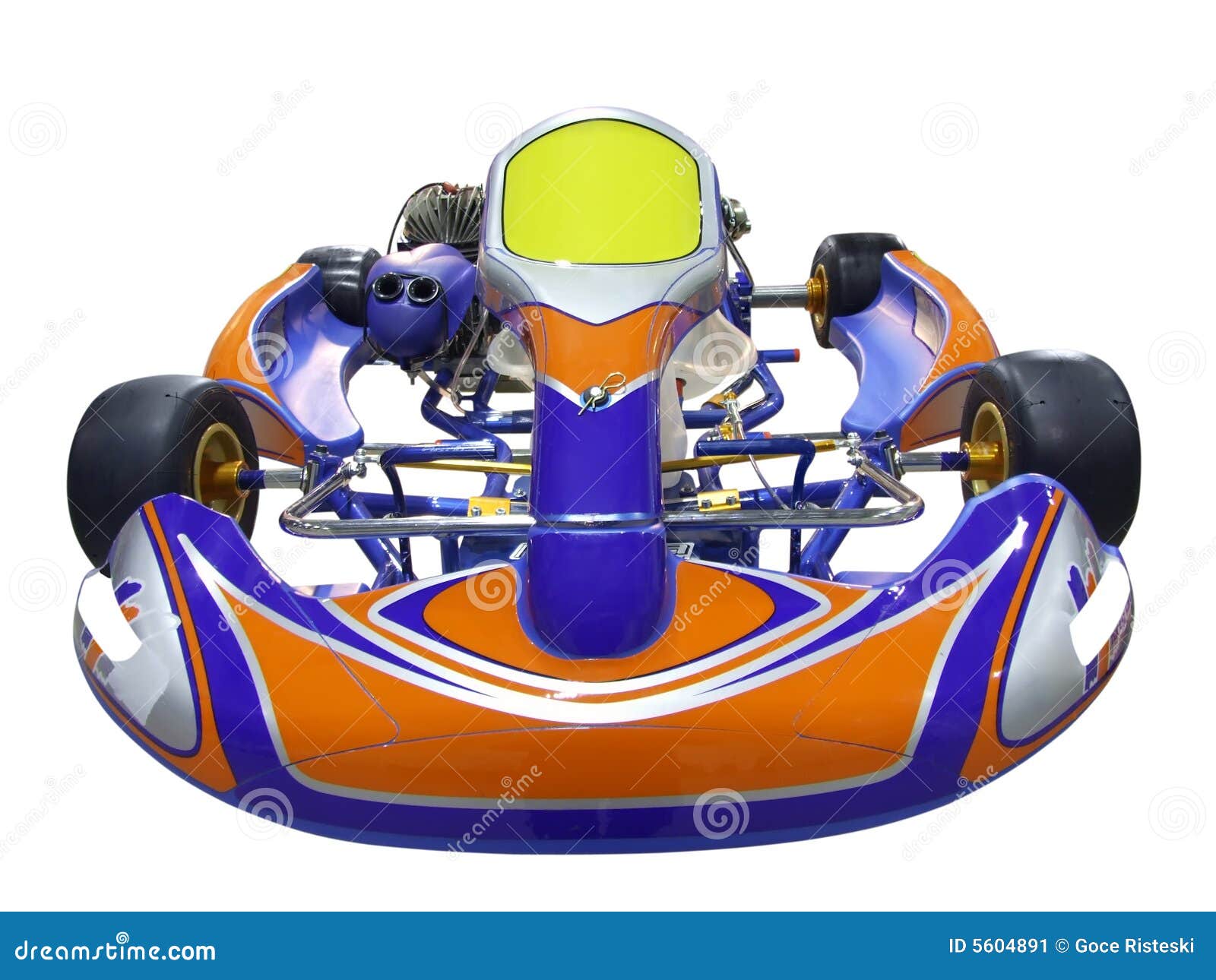 Karting racing car stock image. Image of automobile, vehicle 5604891