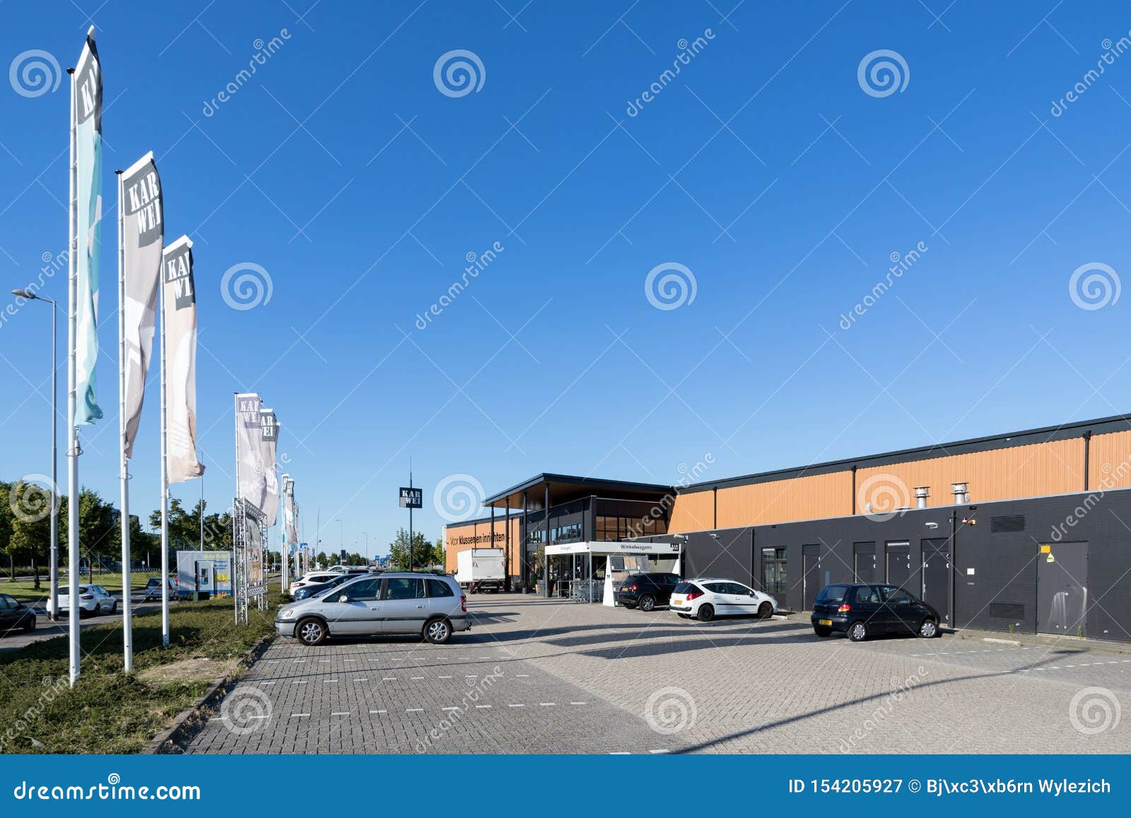 Karweiijzerhandel in Hoogvliet, Nederland Redactionele Fotografie of commercieel, nederlands: 154205927