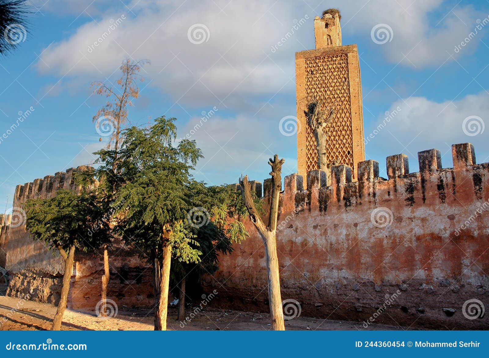 kasbah of the city of kasba tadla in morocco