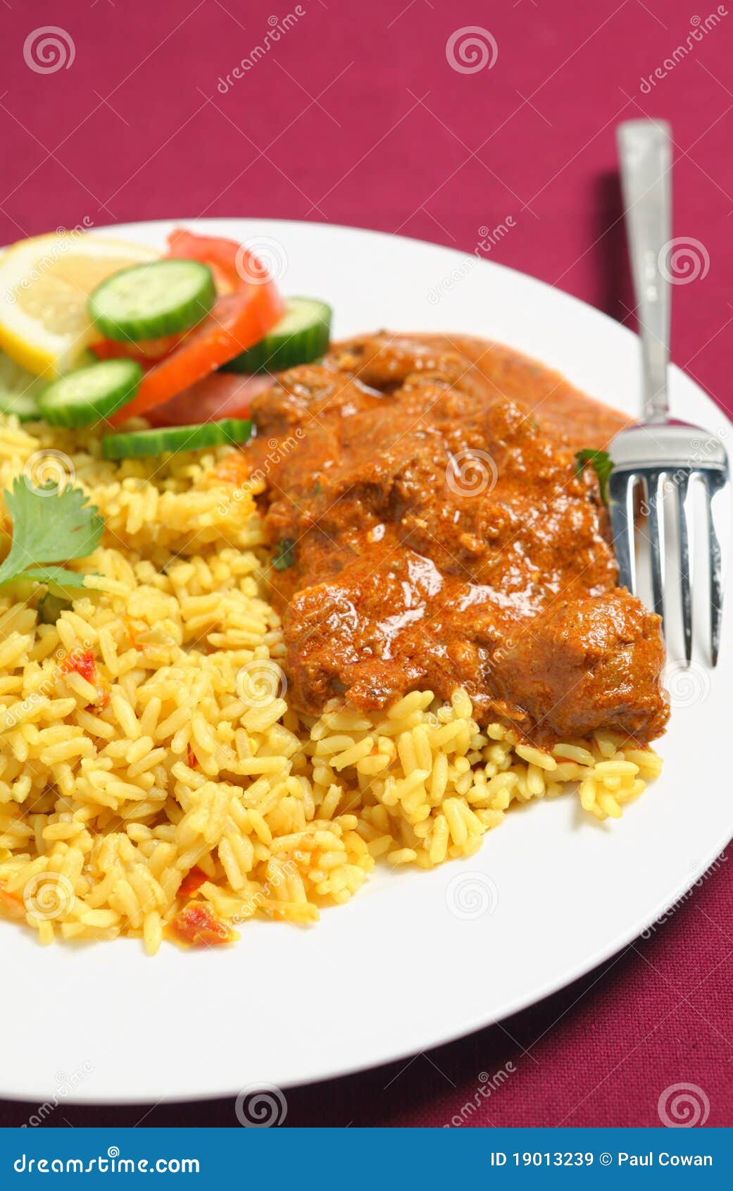 Kashmiri Lamb Curry Vertical Stock Image Image of food, saffron 19013239