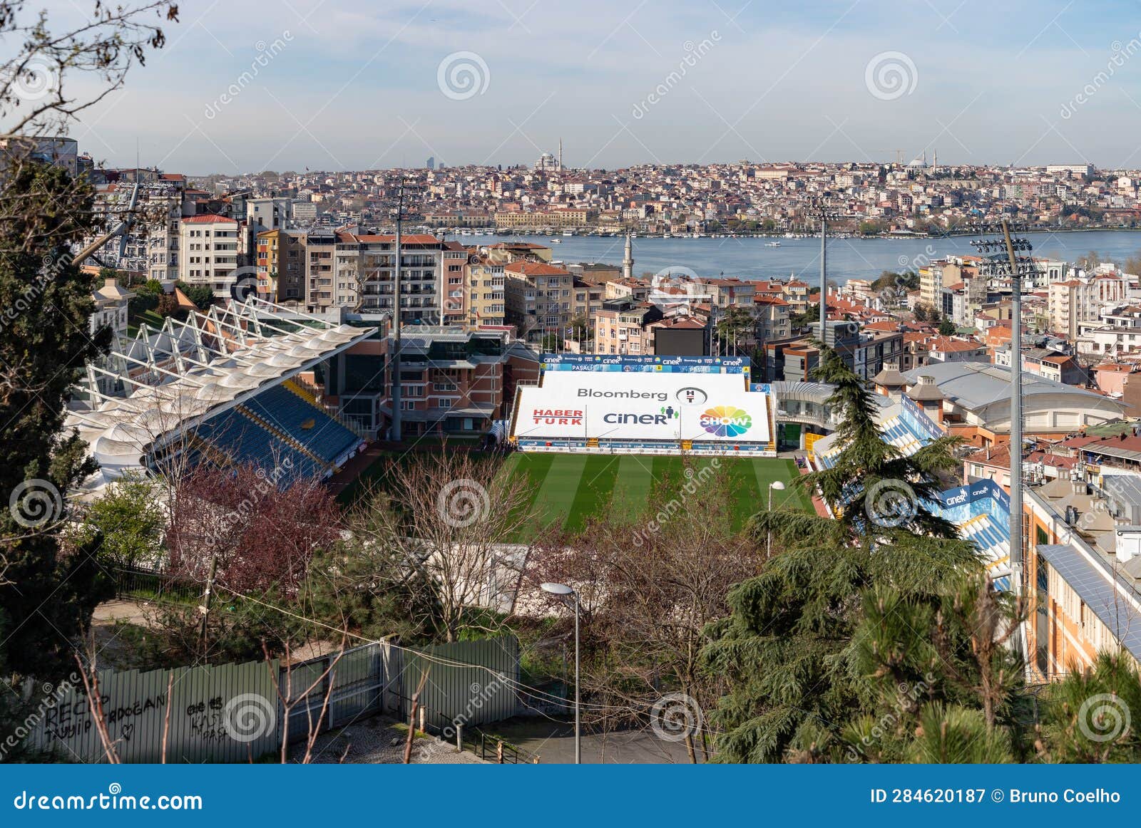 Kasimpasa Stadium editorial photography. Image of branches 284620187