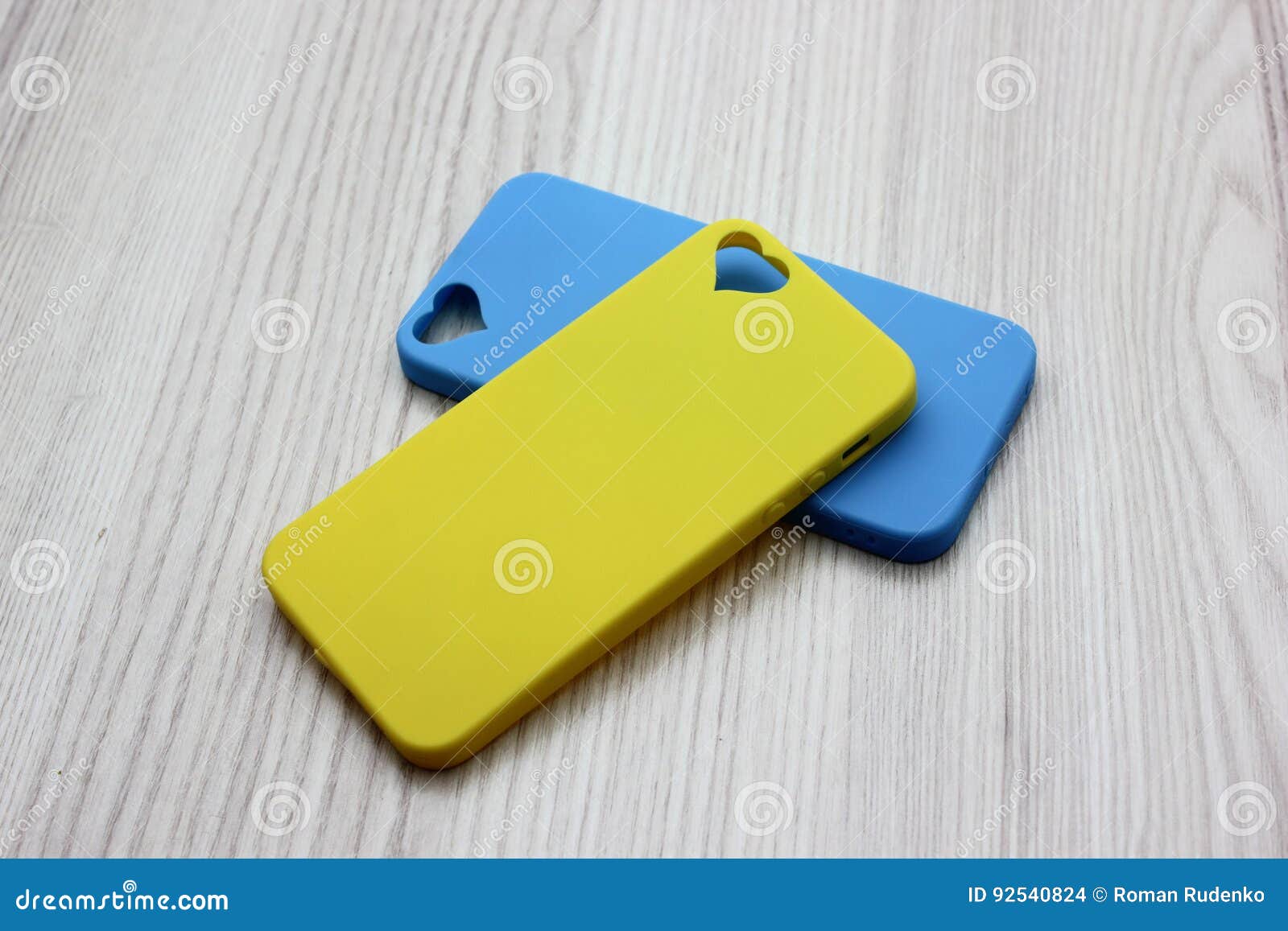 Kasten für Telefonabdeckung für Smartphone. Neuer Kasten für Telefonblau