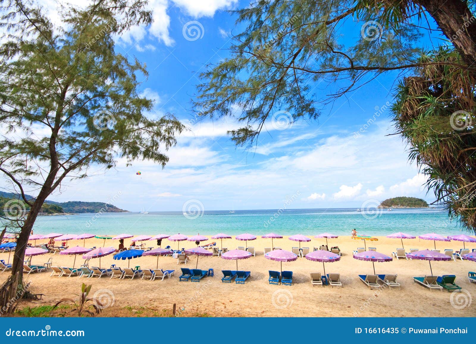 Kata Strand, Phuket stockbild. Bild von archipel, schön 16616435