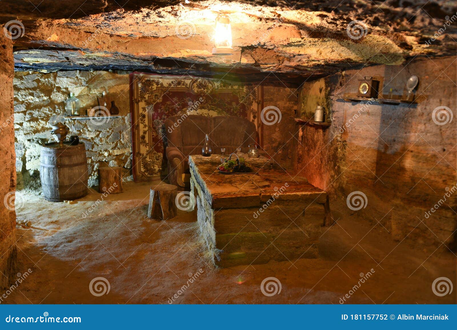 catacombs of the underground near odessa in ukraine
