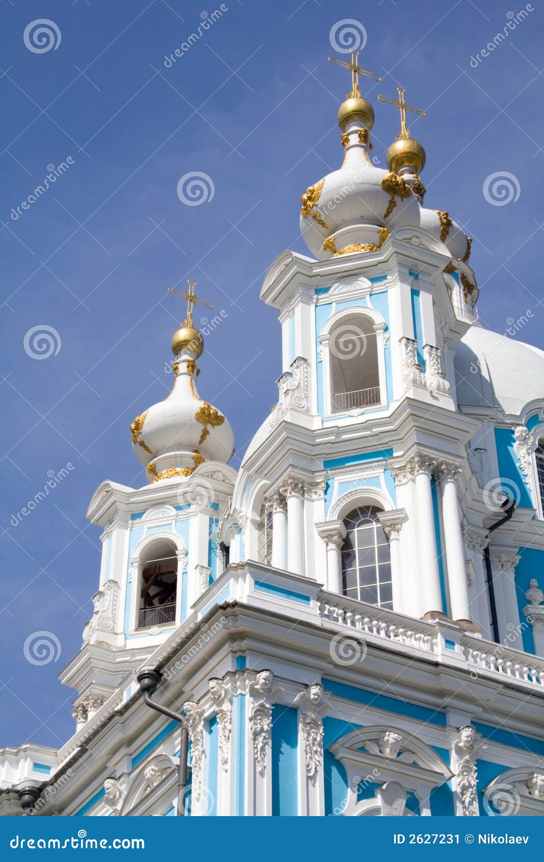 Smolny Kathedrale in St Petersburg, Russland