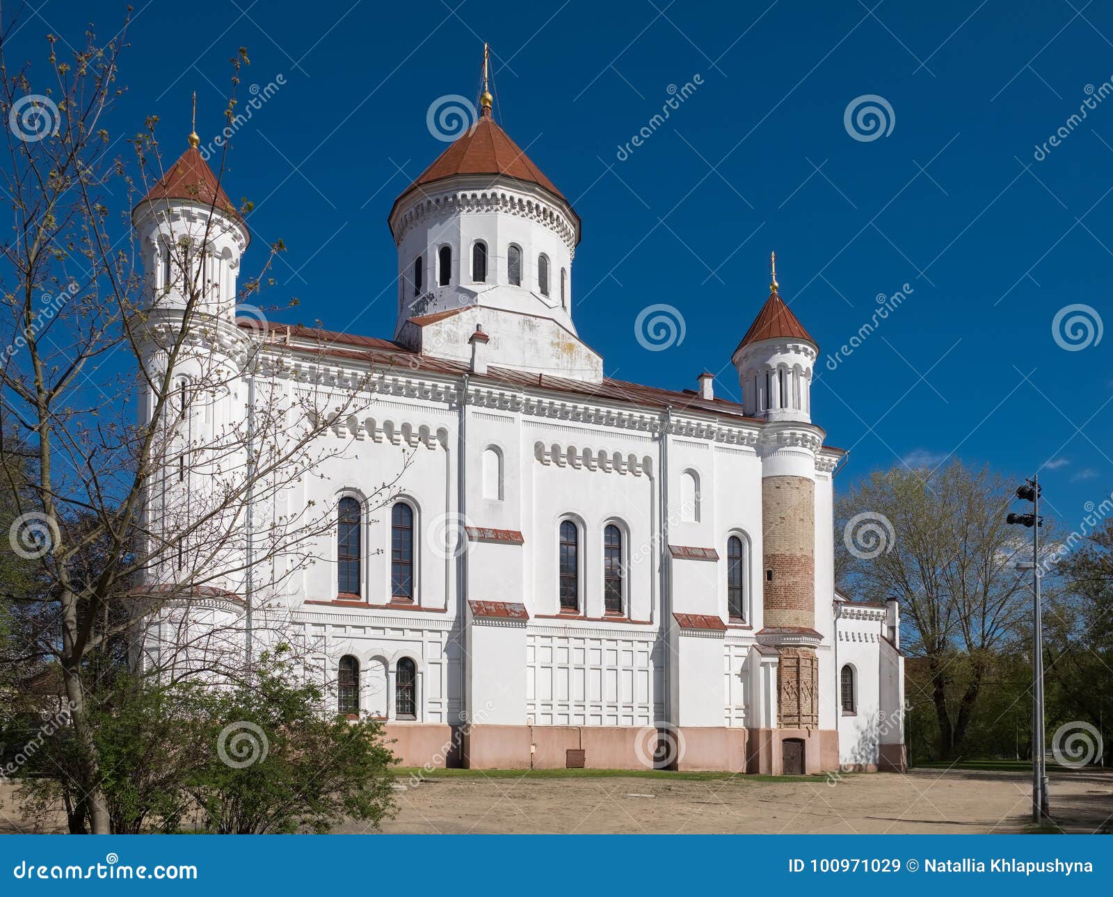 Kathedrale der reinen Mutter des Gottes Vilnius, Litauen. Kathedrale der reinen Mutter des Gottes Kirche der Annahme der Heilig-Jungfrau, Vilnius, Litauen