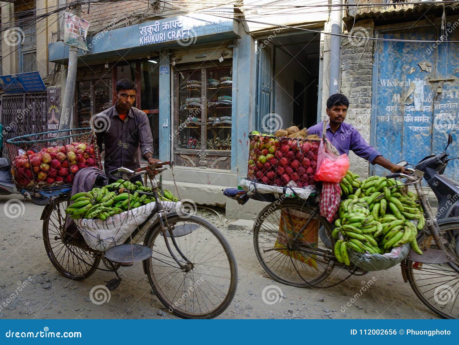 Vendors on Street in Kathmandu, Nepal Editorial Photo - Image of global