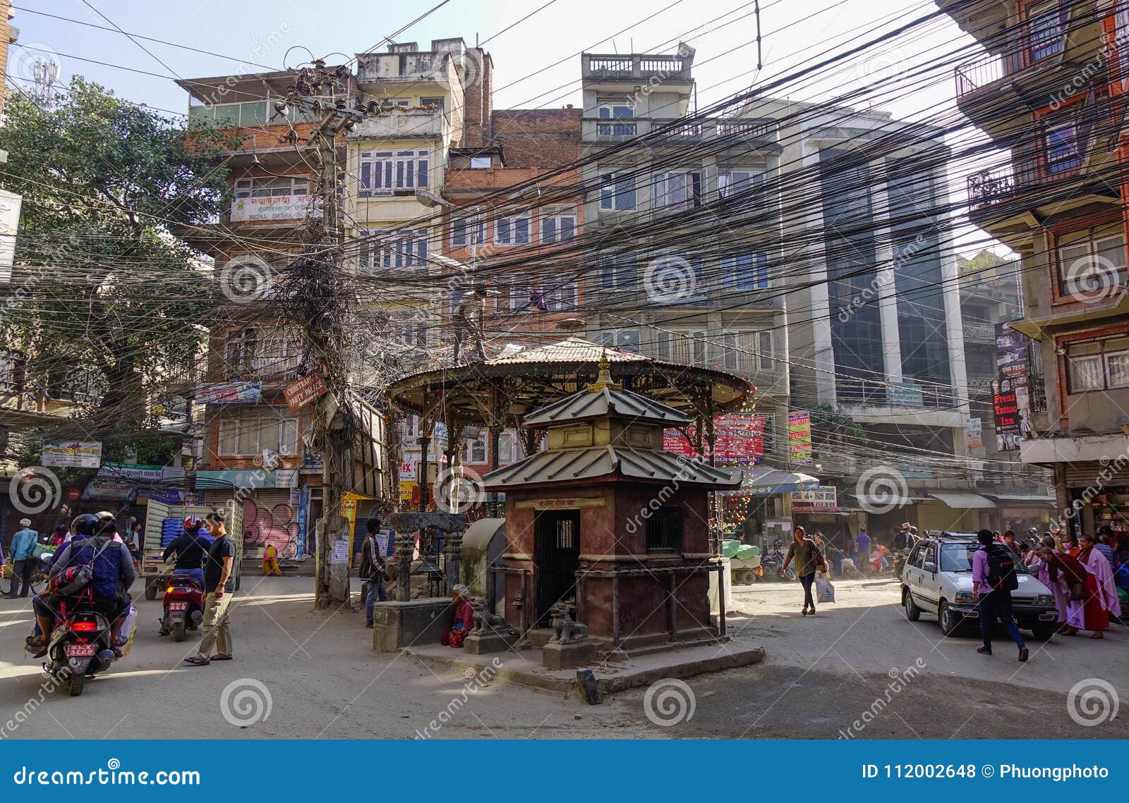 Vendors on Street in Kathmandu, Nepal Editorial Stock Photo - Image of