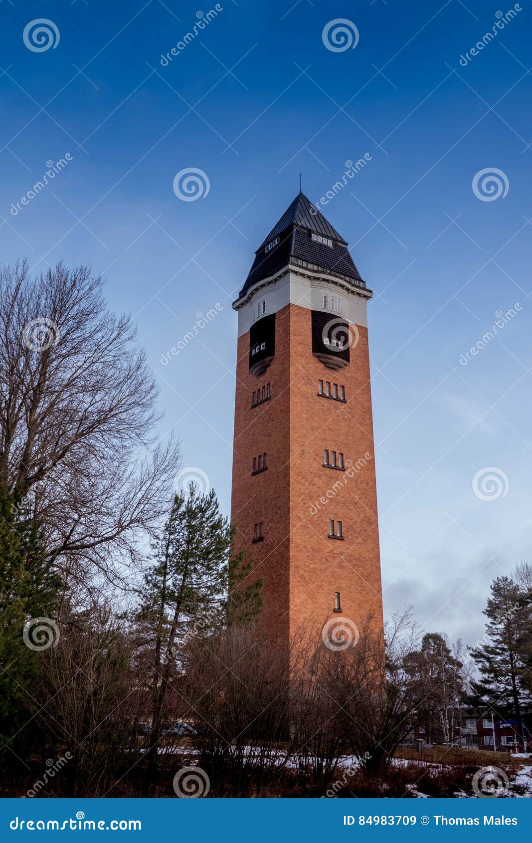 Katrineholms Water Tower stock image. Image of public 84983709