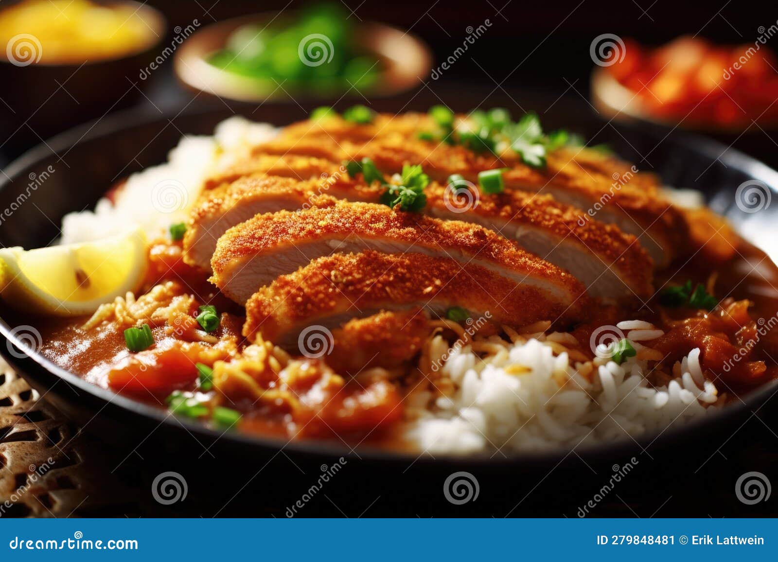 Katsu Curry Food Photography - Made with Generative AI Tools Stock  Illustration - Illustration of night, asian: 279848769