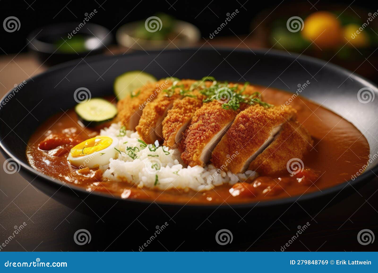 Katsu Curry Food Photography - Made with Generative AI Tools Stock  Illustration - Illustration of night, asian: 279848769