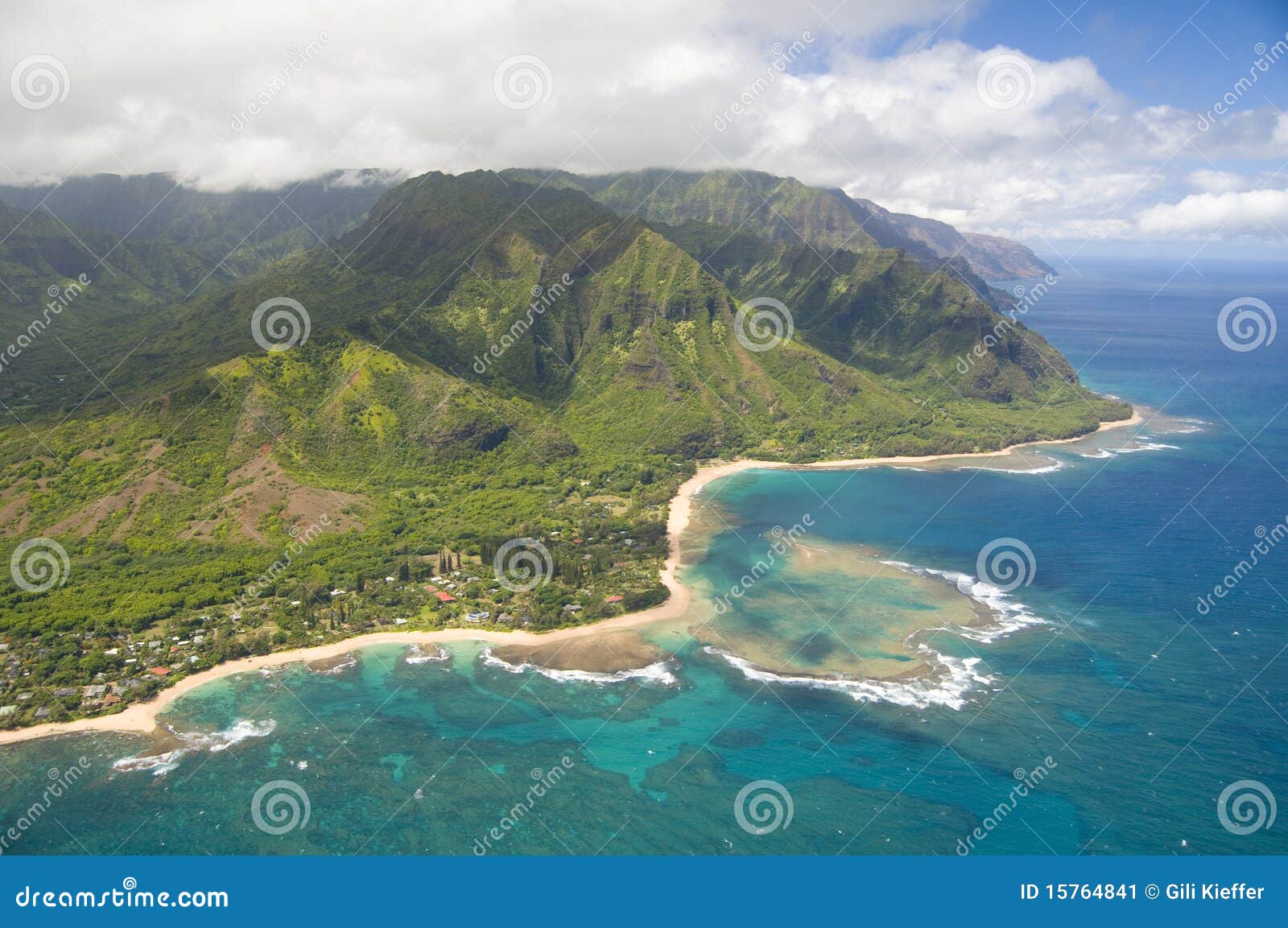 kauai aerial view